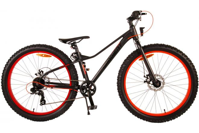 Load image into Gallery viewer, Volare Gradient Kinderfiets – Jongens – 26 inch – Zwart Oranje – 7 speed – Prime Collection
