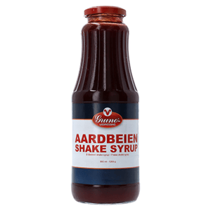Gruno shake siroop aardbei (1 liter)
