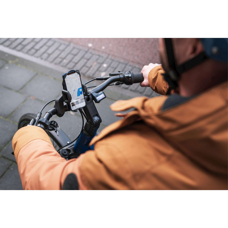 Load image into Gallery viewer, Telefoonhouder Ergotec stuurbuis montage - zwart
