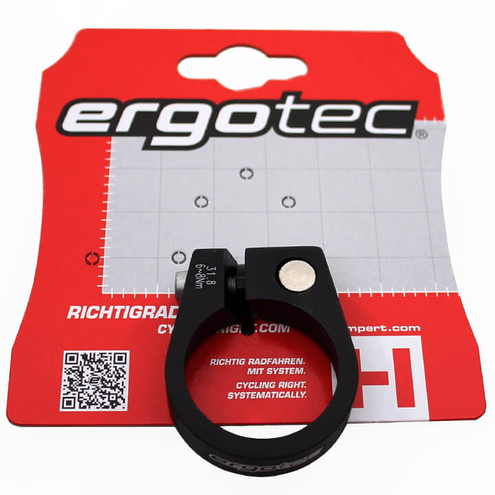 Ergotec zadelpenklem SCI-105 31.8 zwart