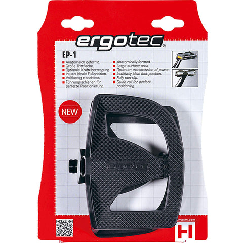 Ergotec Pedaal EP1 plastic 9 16 zwart