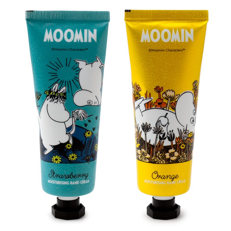 Load image into Gallery viewer, Union moomin hydraterende handcreme 75ml - aardbei en sinaasappel
