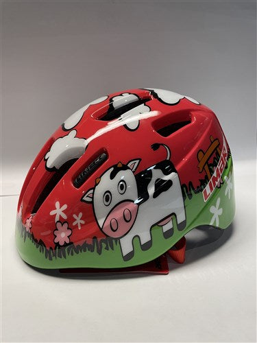 Limar kinder helm s 46-52cm red grazing rood