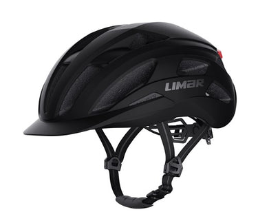 Limar helm action urban l 57-61 mat zwart met led