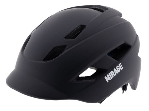 Load image into Gallery viewer, Mirage urban helm e-bike led 55-58cm mat zwart
