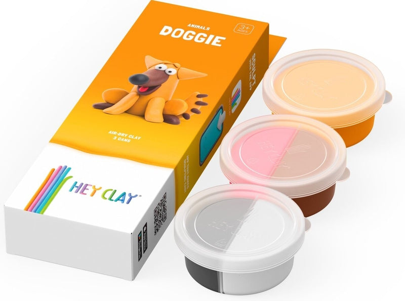 Load image into Gallery viewer, Hey-clay doggie 3 cans boetseerklei
