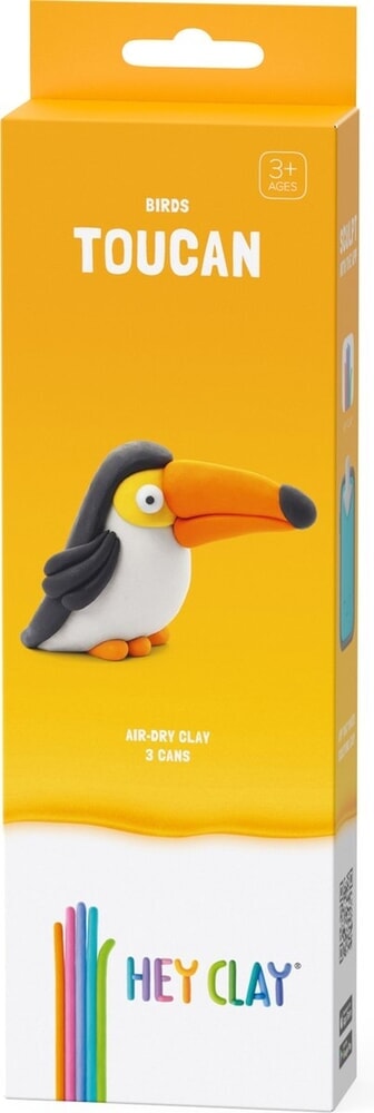 Hey-clay toucan 3 cans boetseerklei