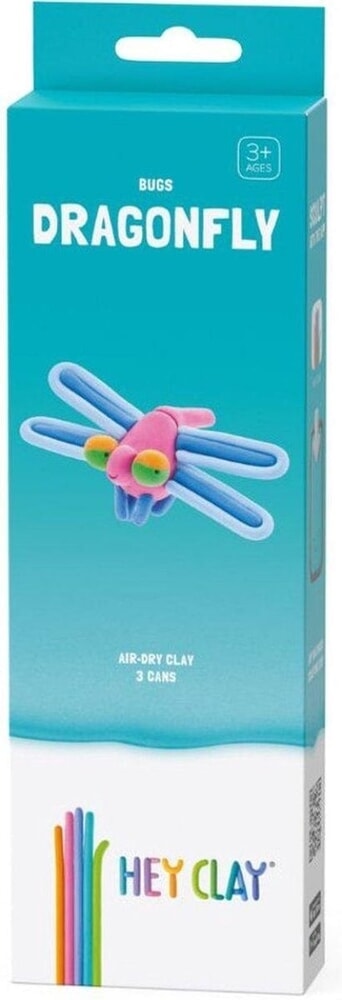 Load image into Gallery viewer, Hey-clay insecten libelle 3 cans boetseerklei
