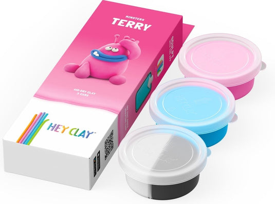 Hey-clay terry 3 cans boetseerklei