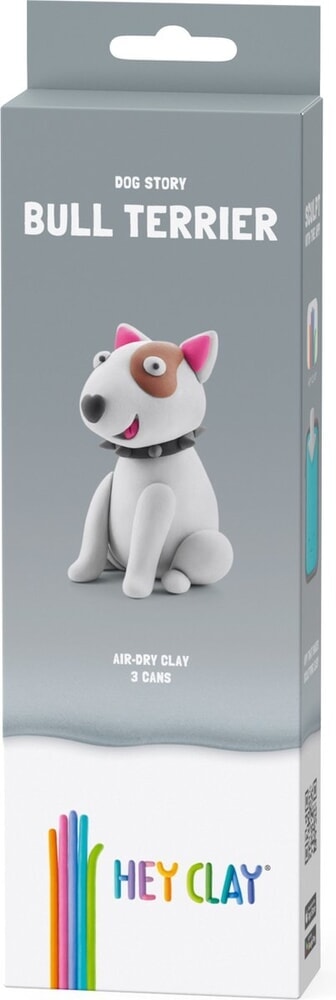 Load image into Gallery viewer, Hey-clay bull terrier 3 cans boetseerklei
