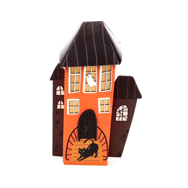 Load image into Gallery viewer, Griezelig zwarte kat spook huis halloween led decoratie
