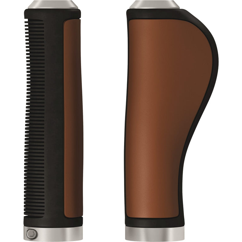 Load image into Gallery viewer, Brooks Handvatten Ergonomic Leather grip 130mm honey
