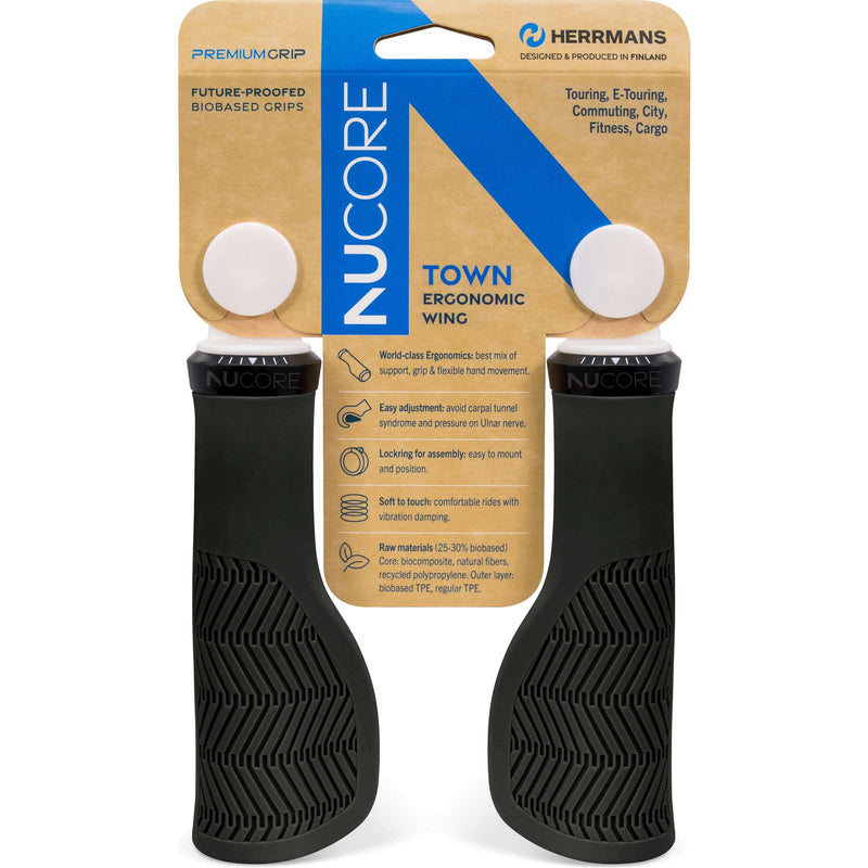 Chargez l'image dans la visionneuse de la galerie, Herrmans handvat nucore town grip nucore town wave 130 130mm black
