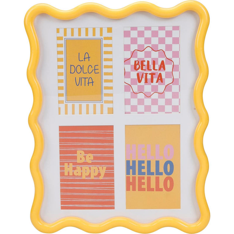 Afbeelding laden in galerijviewer, Home styling fotoframe wave 30x38cm 3 assorti
