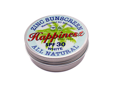 Happinesz zonnebrandcrème - spf 30 - zink - wit