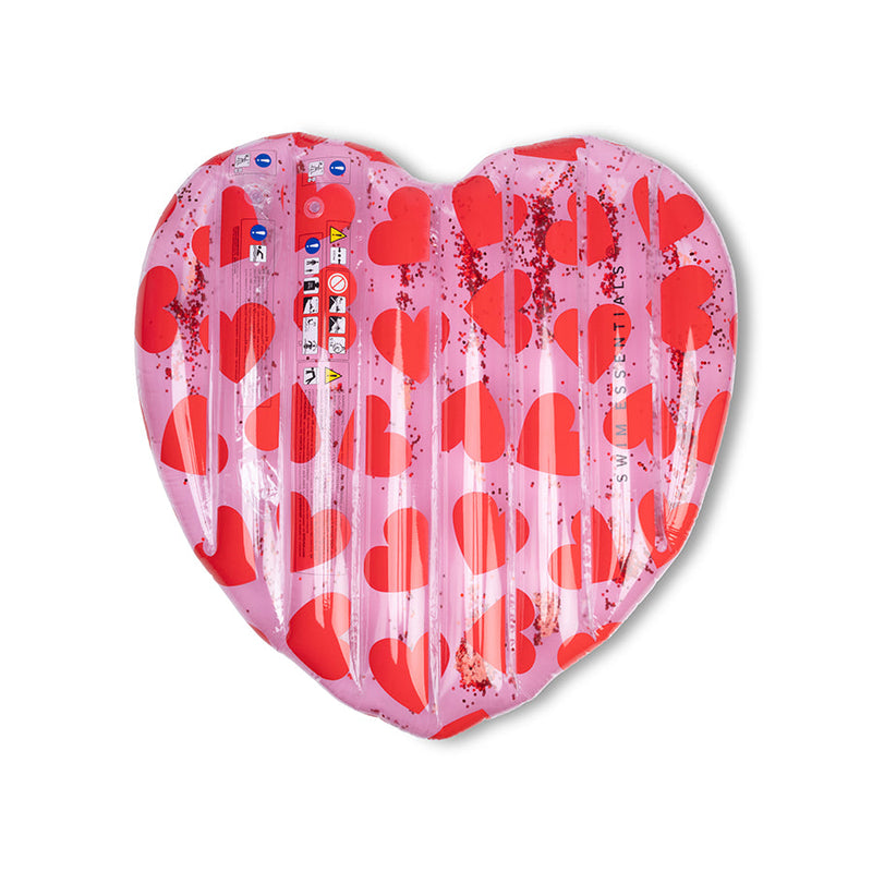Load image into Gallery viewer, Mini hearts | roze hart luchtbed
