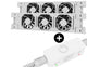 Heatfan 3 - radiatorventilator duo - wit + touch sensor
