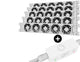 Heatfan 5 - radiatorventilator cinco - wit + touch sensor