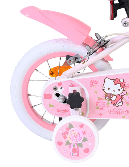 Volare hello kitty kinderfiets - meisjes - 12 inch - roze - twee handremmen