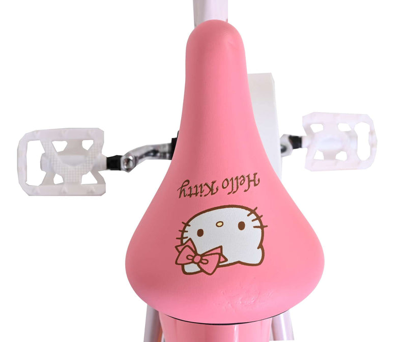Afbeelding laden in galerijviewer, Volare hello kitty kinderfiets - meisjes - 12 inch - roze - twee handremmen
