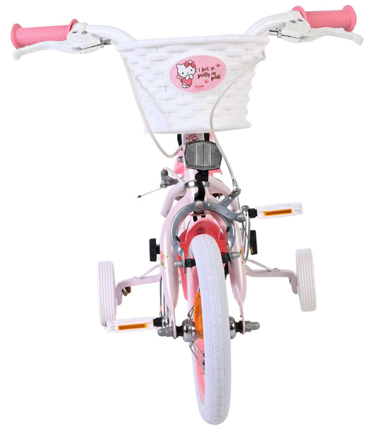 Volare hello kitty kinderfiets - meisjes - 12 inch - roze - twee handremmen