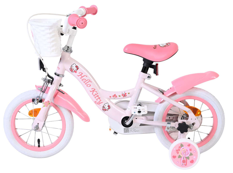 Afbeelding laden in galerijviewer, Volare hello kitty kinderfiets - meisjes - 12 inch - roze
