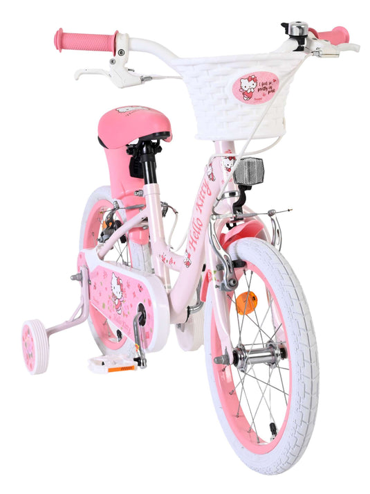 Volare hello kitty kinderfiets - meisjes - 16 inch - roze - twee handremmen