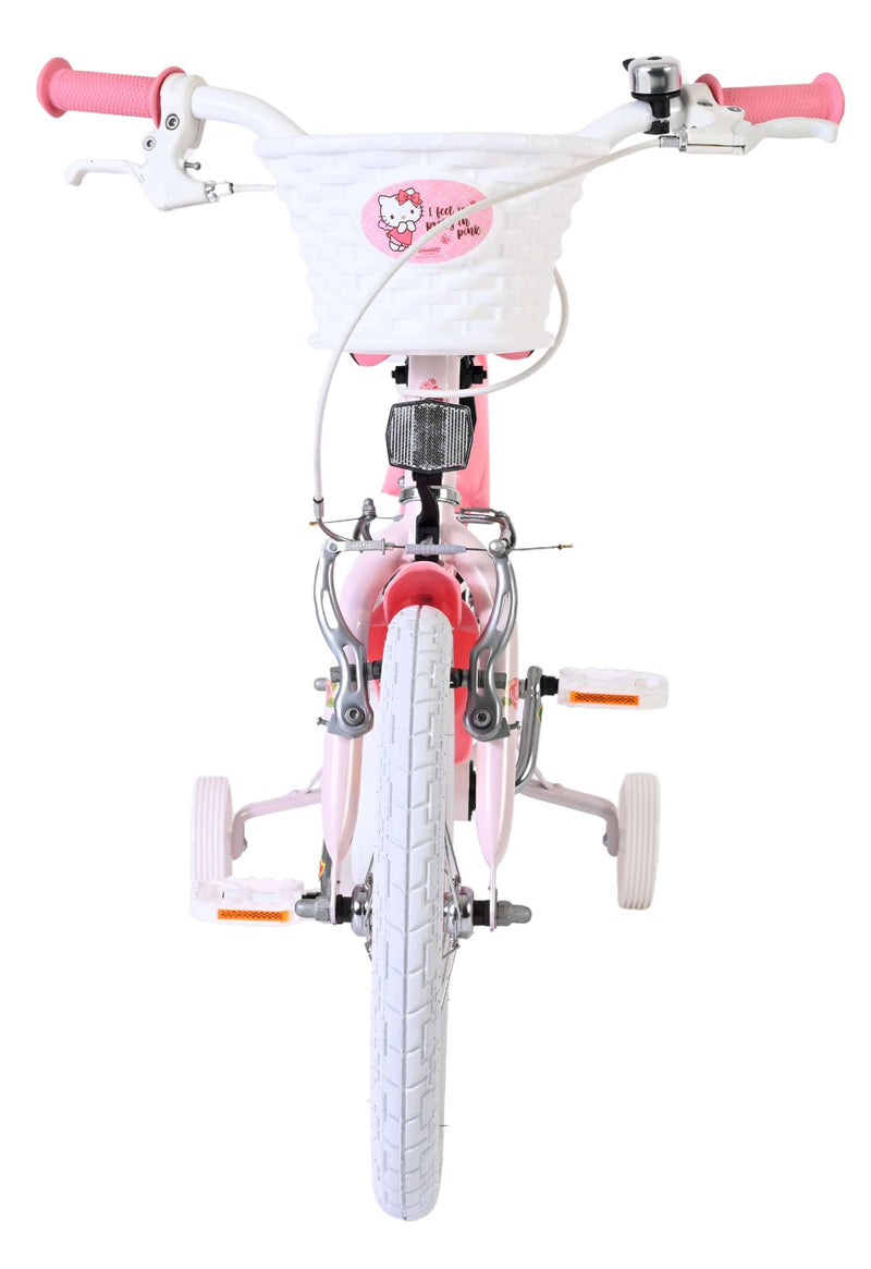 Cargue la imagen en el visor de la galería, Volare hello kitty kinderfiets - meisjes - 16 inch - roze - twee handremmen
