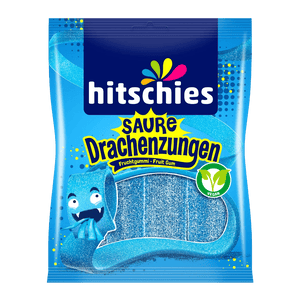 Haribo hitschies saure drachenzungen blau (20x 125gr)