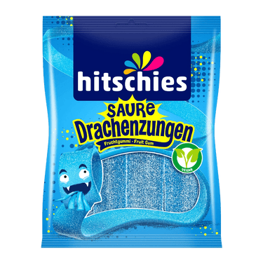 Haribo hitschies saure drachenzungen blau (20x 125gr)
