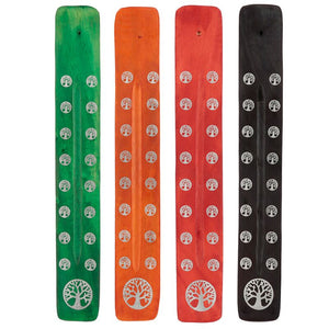 Tree of life houten wierookhouder