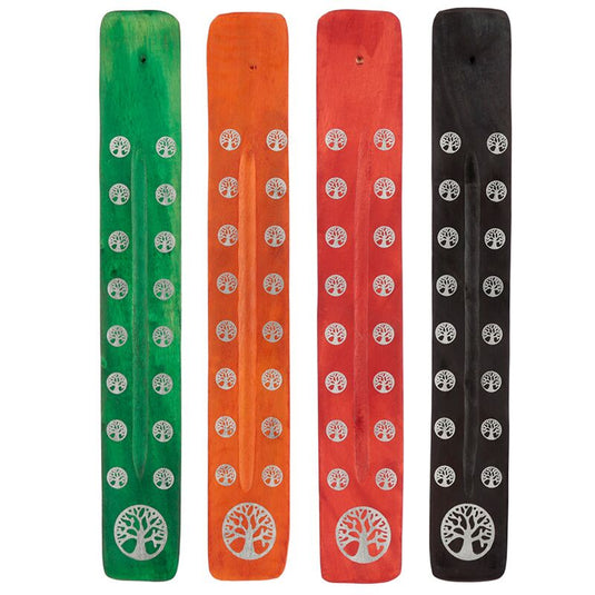 Tree of life houten wierookhouder