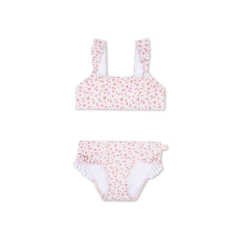 Load image into Gallery viewer, Leopard | oudroze meisjes uv bikini
