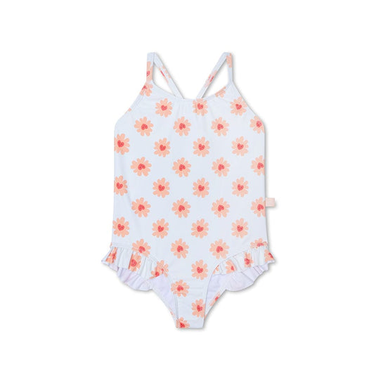 Floral love | meerkleurig meisjes uv badpak