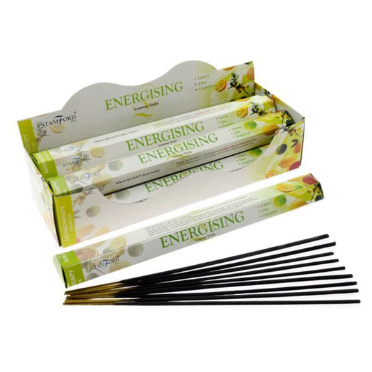 37115 energetiserend - stamford hex aromatherapie wierook stokjes