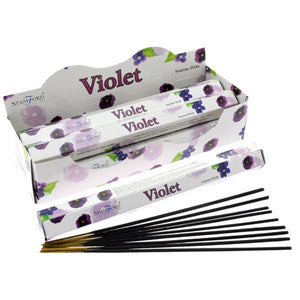37104 viooltjes - stamford premium hex wierook stokjes