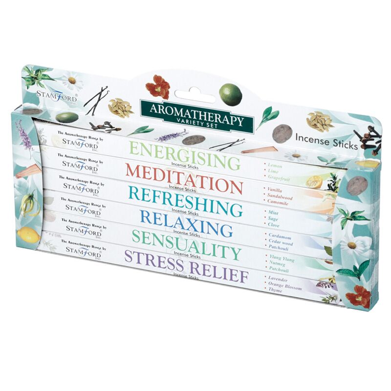 Load image into Gallery viewer, 37147 aromatherapie - stamford hex wierook stokjes gift box 6 pakjes
