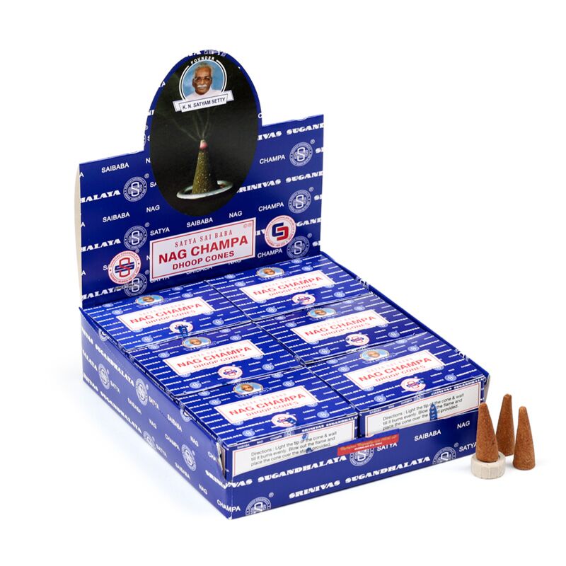 Load image into Gallery viewer, 01431 nag champa dhoop - satya sai baba wierook kegels
