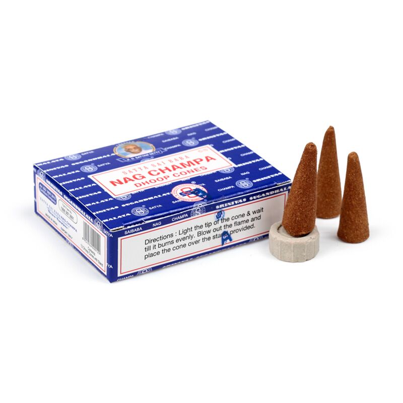 Load image into Gallery viewer, 01431 nag champa dhoop - satya sai baba wierook kegels

