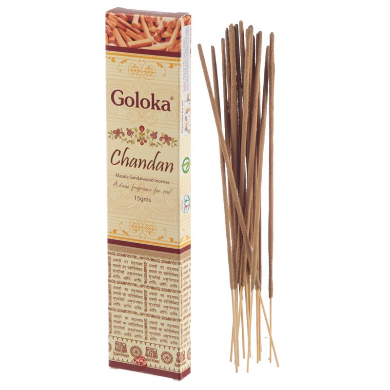 Load image into Gallery viewer, Sandelhout - goloka masala wierook stokjes
