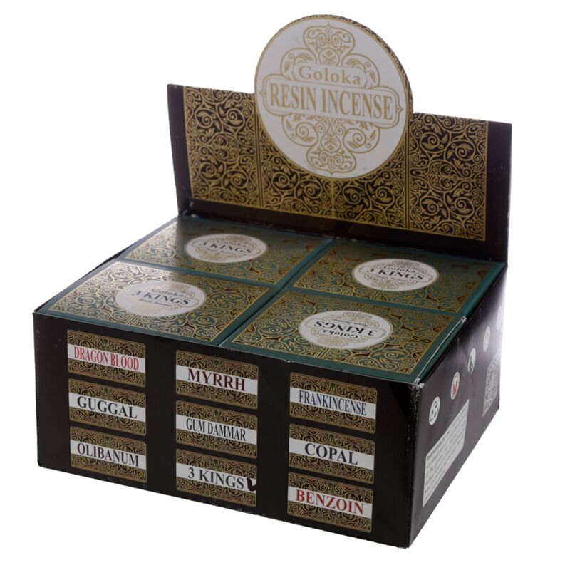 Load image into Gallery viewer, Drie koningen 30g - goloka wierook korrels hars
