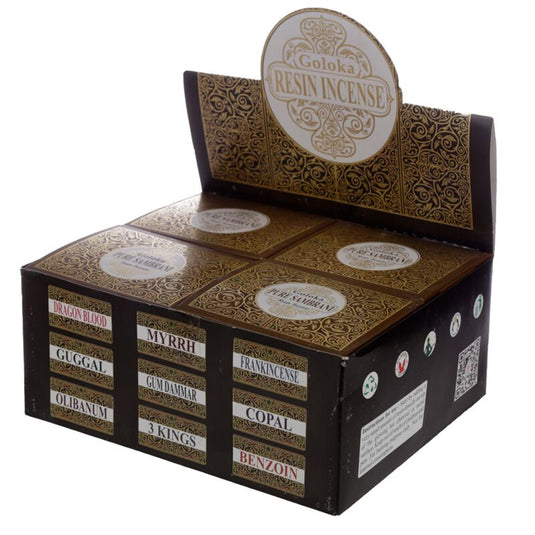 Pure sambrani benzoïne 30g - goloka wierook korrels hars