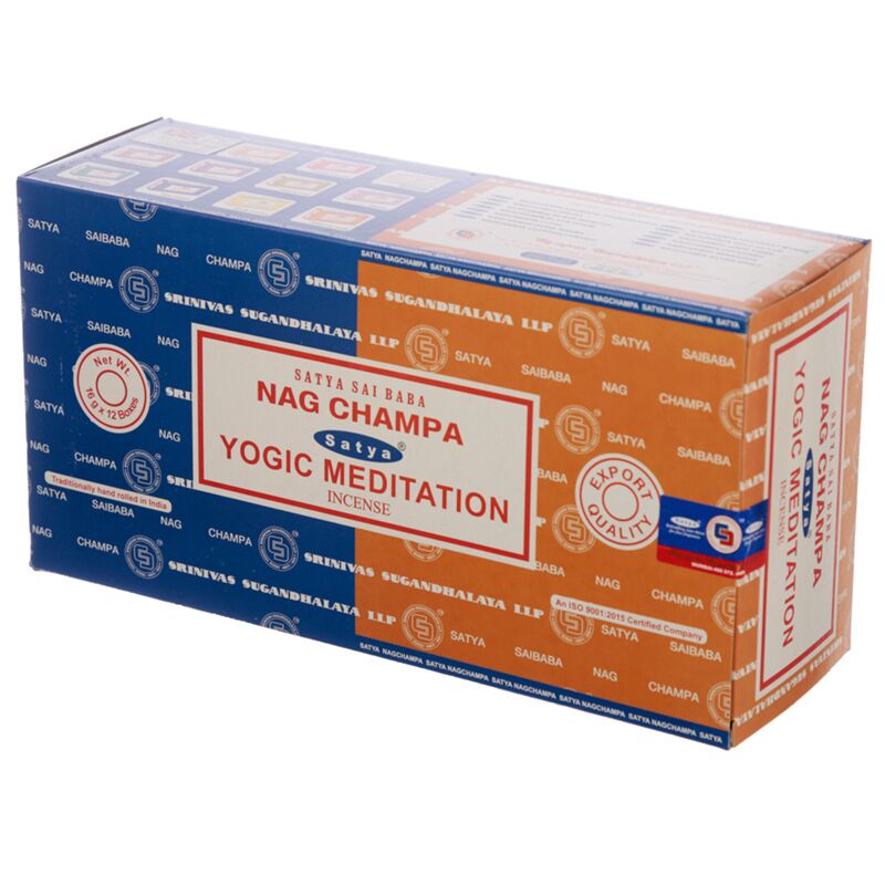 Load image into Gallery viewer, 01342 satya nag champa yogi meditatie wierook stokjes
