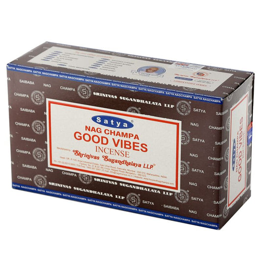 01355 goede vibraties - satya nag champa wierook stokjes