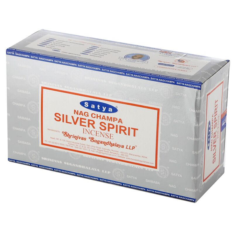 Load image into Gallery viewer, 01363 zilver geest - satya nag champa wierook stokjes
