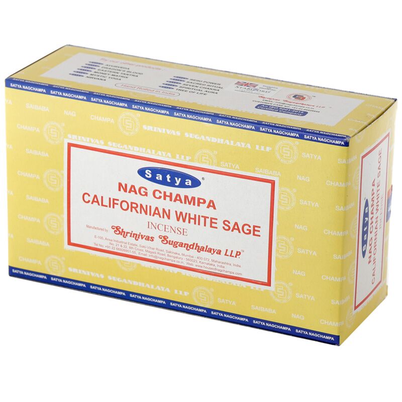 Load image into Gallery viewer, 01406 vfm californische witte salie - satya nag champa wierook stokjes
