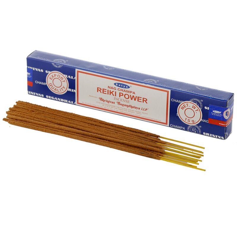 Load image into Gallery viewer, 01411 vfm reiki power - satya nag champa wierook stokjes
