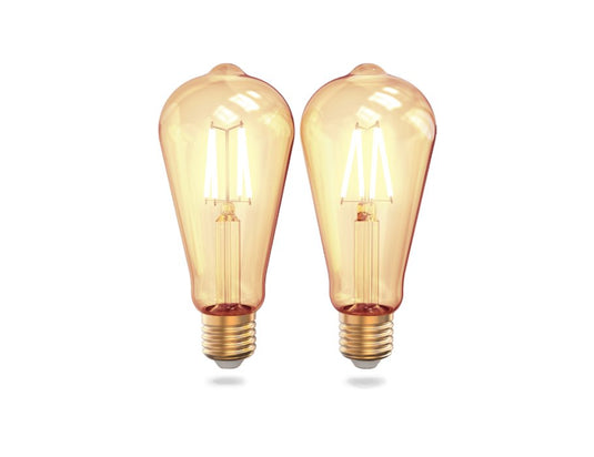 Innr ledlamp - wifi - e27- filament - vintage edison - 2 stuks dimbaar