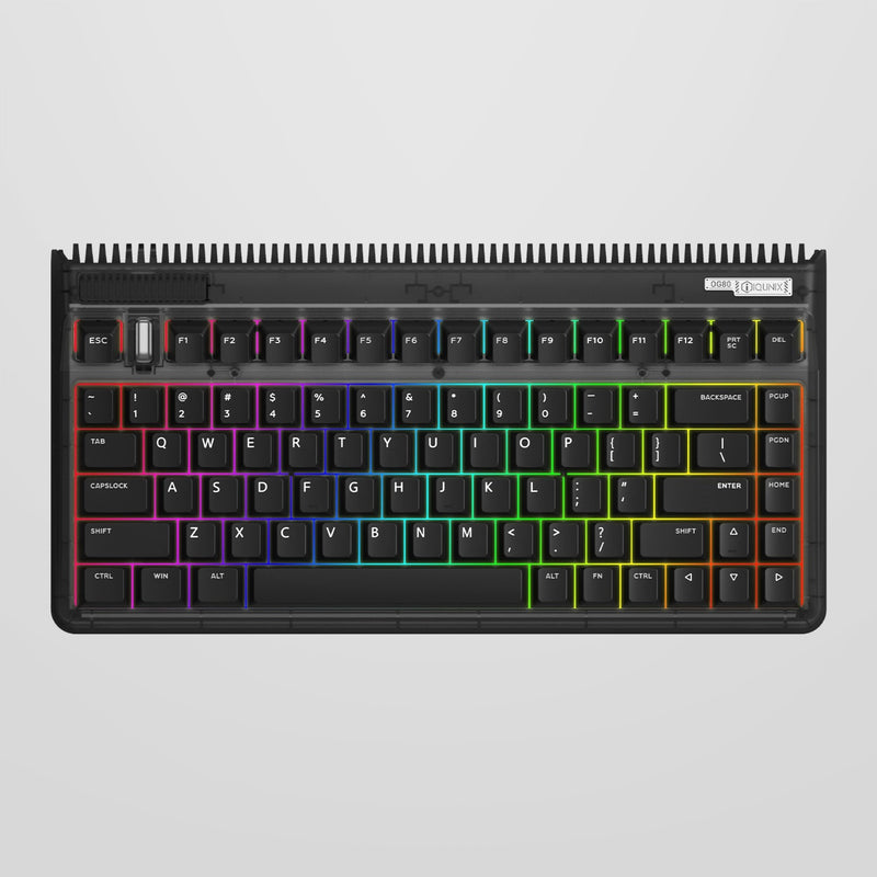 Load image into Gallery viewer, Iqunix og80 dark side wireless mechanical keyboard
