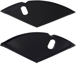 Jasbeschermer 26 inch lakdoek mat zwart